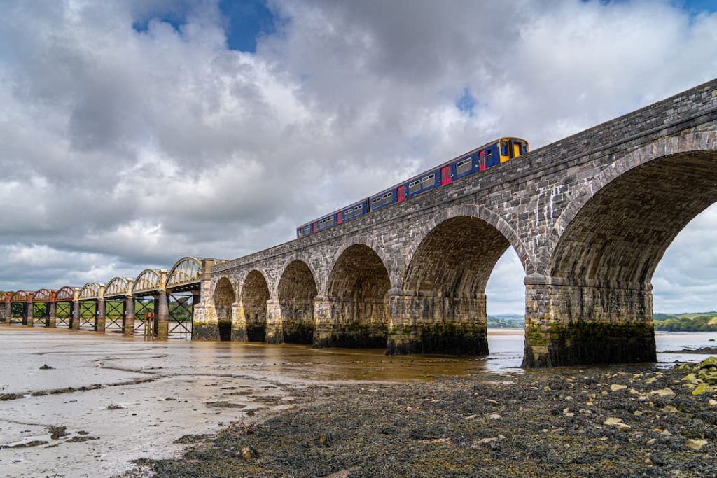 Train Bridge Over The River Tamar